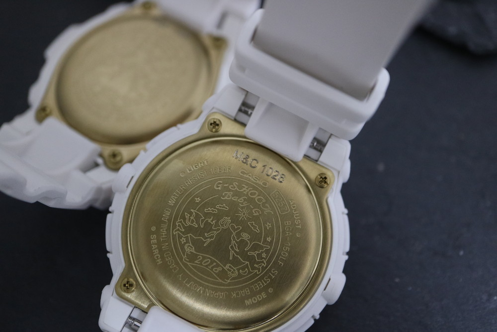 お揃いのGショックへ名入れ　名入れ　即日　刻印　横浜