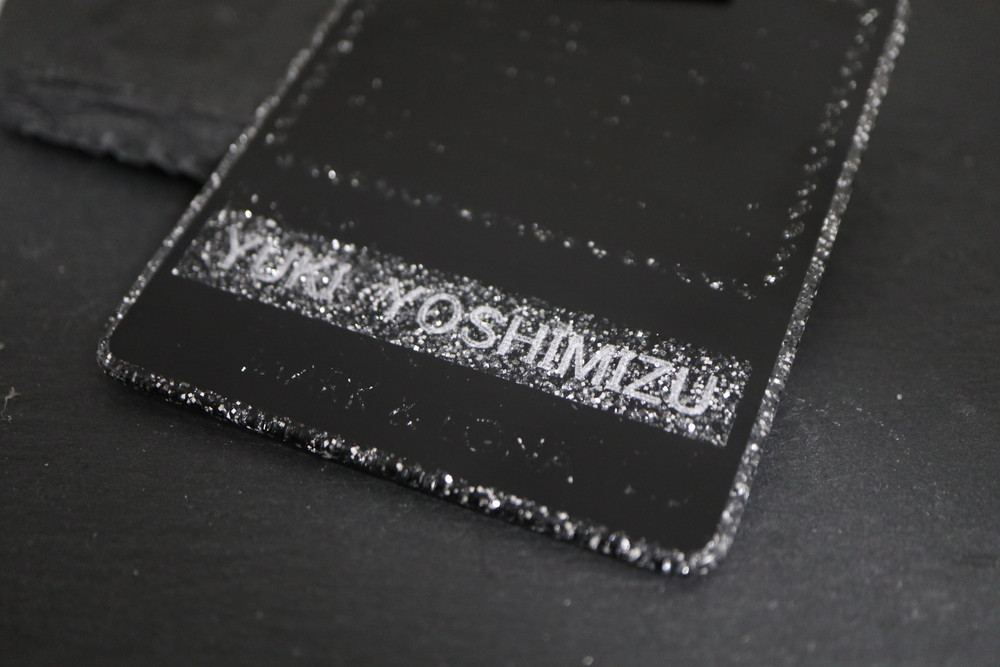 名入れ　即日　横浜　刻印　ゴルフのネームプレート　1