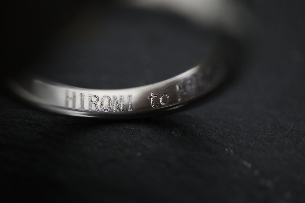 名入れ　即日　横浜　指輪　刻印