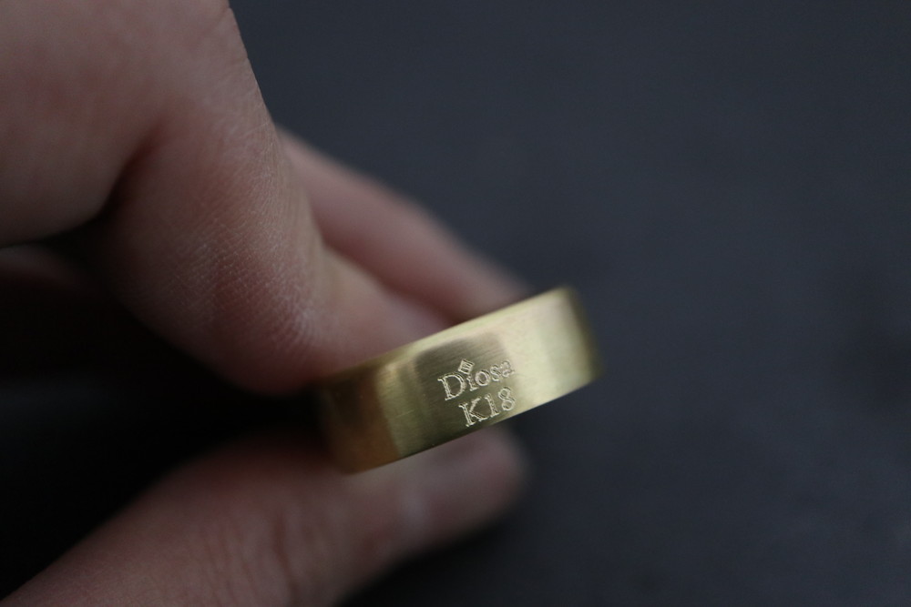 名入れ　即日　横浜　ジュエリー　刻印