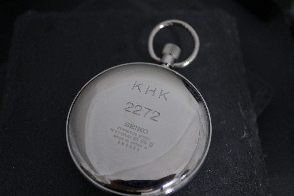 名入れ　即日　横浜　全国発送　カシオ　鉄道時計　刻印　